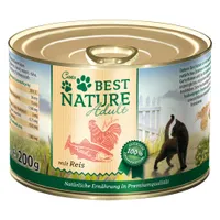 Best Nature Cat Adult 6 x 200 g - Zalm, kip & rijst