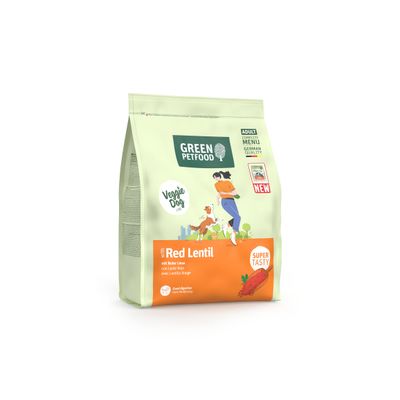 Green Petfood Veggie Dog met rode linzen