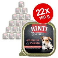 Megapakiet RINTI Feinest, 22 x 150 g - Drobiowy Mix I