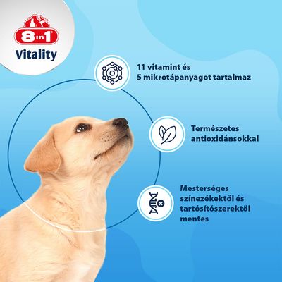 8in1 Vitality Multivitamin tabletta junior