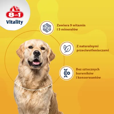 8in1 Vitality Multivitamin Tablets Adult - 2 x 70 tabletek