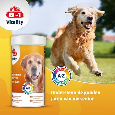 8in1 Vitaliteit Multivitamine Tabletten Senior