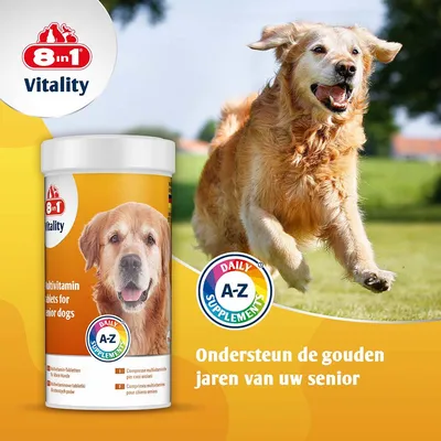 8in1 Vitaliteit Multivitamine Tabletten Senior