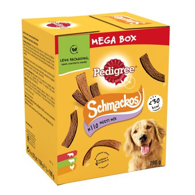 Pedigree Schmackos Mega Box - Multi Mix 110 Snacks