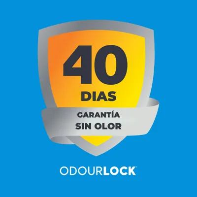 40 días garantía sin olor. OdourLock.