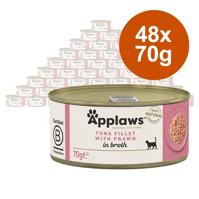 Ekonomipack: Applaws i buljong 48 x 70 g