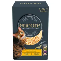 Encore Cat Gravy Pouch Mix Saver Pack 20 x 50g - Chicken Selection (3 Varieties)