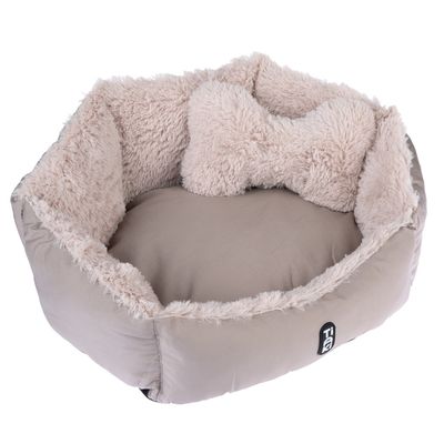 TIAKI Fluffy Bone myssäng L 50 x B 40 x H 20 cm