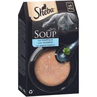Sheba Classic Soup 40 x 40 g - mit Weißfisch
