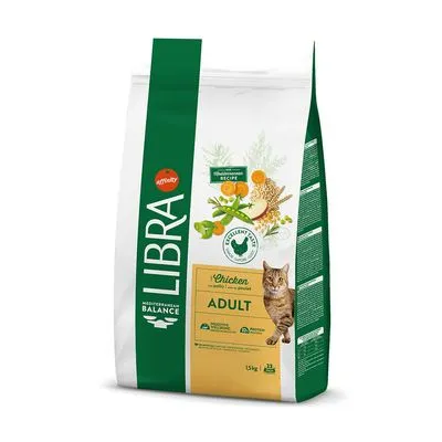 Affinity Libra Adult met kip en rijst voor katten - Dubbelpak: 2 x 12 kg