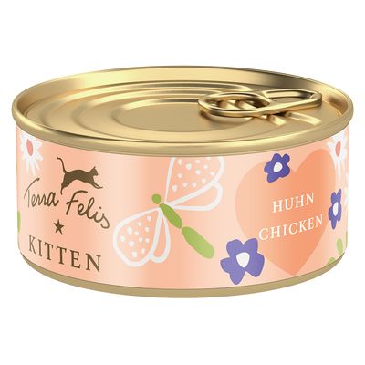 Terra Felis Kitten 18 x 70 g pour chaton poulet