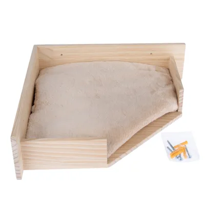 Panier mural Modern Living Serra pour chat - naturel / beige
