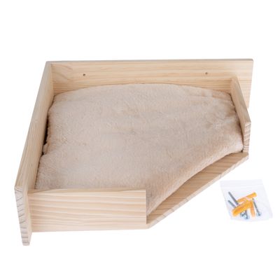 Panier mural Modern Living Serra pour chat naturel / beige
