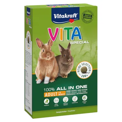 VITA Special Adult dværgkanin - 3 x 600 g