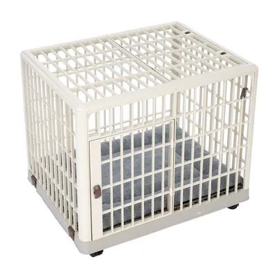 TIAKI Cușcă de interior cu pernă  - L 64,5 x l 50 x î 56 cm