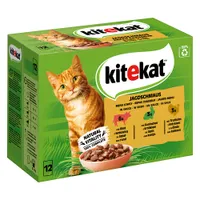 Kitekat en bolsitas 48 x 85 g / 100 g - Pack Ahorro - Delicias del cazador en salsa (48 x 85 g)