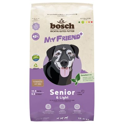 My Friend+ Dog Senior & Light Sparpaket: 2 x 12 kg