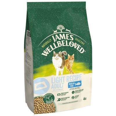 James Wellbeloved Adult Cat Hypoallergenic Light - Fish 4kg
