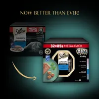 Sheba Classics Mixed Pack Trays - Fish Selection in Terrine (32 x 85g)