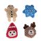 Lot de jouets TIAKI Xmas pour chat lot de 4