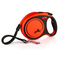 flexi Xtreme harnaslijn oranje, 8 m - Maat L: tot 55 kg
