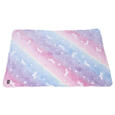 TIAKI Glowing Unicorns mysig filt - L 100 x B 70 cm