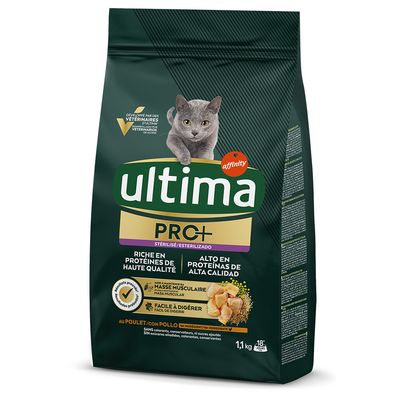 Ultima Cat PRO+ Sterilized Pollo 1,1 kg
