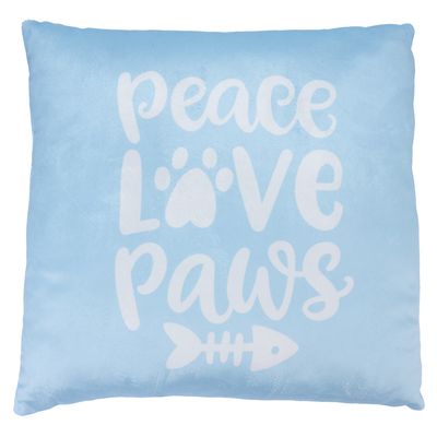 Cuscino Smartpet "Peace Love Paws" L 40 x P 40 cm