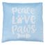 Smartpet Kissen "Peace Love Paws" L 40 x B 40 cm