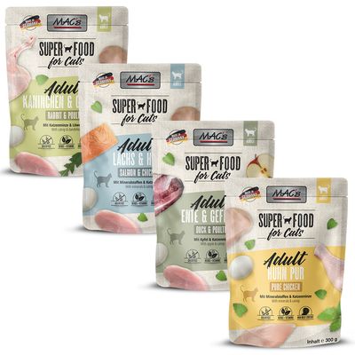 Sparpaket MAC´s Cat Pouch 24 x 300 g Mix (4 Sorten gemischt)