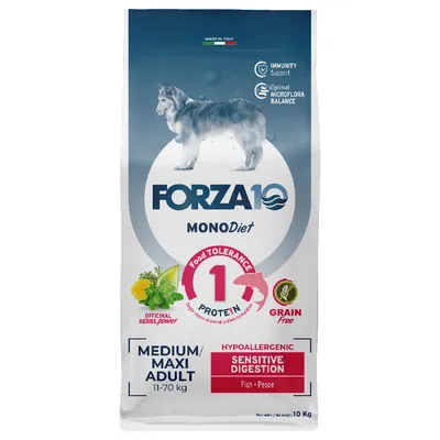 Forza 10 Diet Mono Medium & Large Sensitive Digestion poisson pour chien - 10 kg