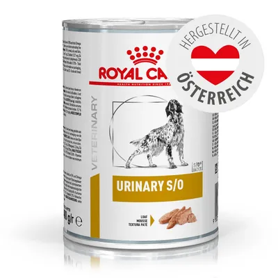 Royal Canin Urinary S/O Veterinary Nassfutterdose, Textur Pastete, Hergestellt in Österreich
