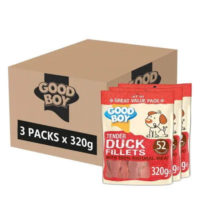 Good Boy Tender Duck Fillets - 3 x 320g Good Boy Tender Duck Fillets - 3 x 320g