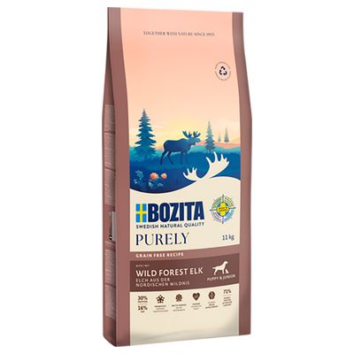 Bozita Dog Purely Grain Free Puppy & Junior, łoś 11 kg