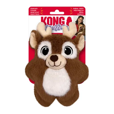 KONG Snuzzles Reindeer - Size S: 19 x 14cm (L x W)