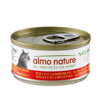 Almo Nature HFC Natural 6 x 70 g Csirke & garnéla