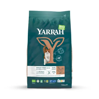 Yarrah Ekologisk vetefritt med kyckling & fisk - 10 kg