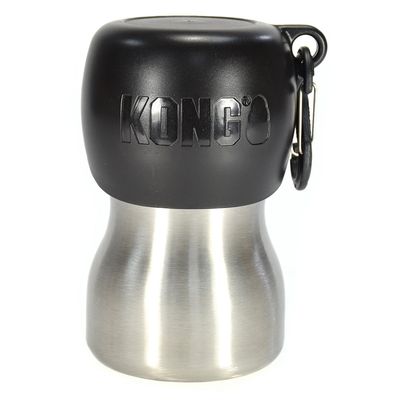 KONG H2O Edelstahlflasche ca. 270 ml (schwarz)