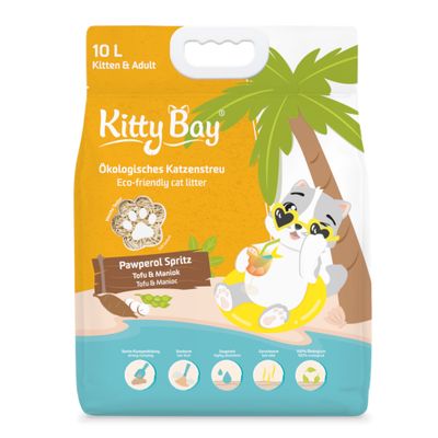 Litière KittyBay Pawperol Spritz tofu et manioc pour chat Litière KittyBay Pawperol Spritz tofu et manioc pour chat