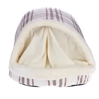 zooplus basics Karo Knuffelbed holletje - Holletje: L 60 x B 40 x H 28 cm