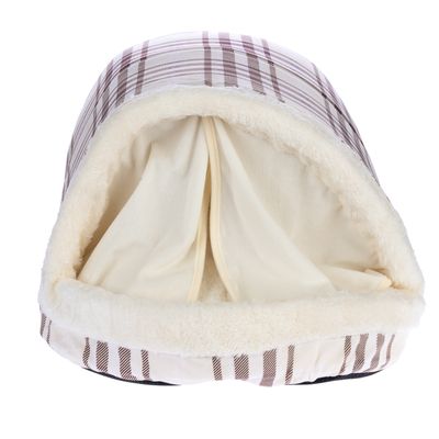 zooplus basics Karo Kuschelbett Höhle L 60 x B 40 x H 28 cm