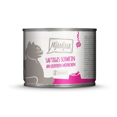 MjAMjAM 6 x 200 g saftiges Schwein an leckeren Möhrchen