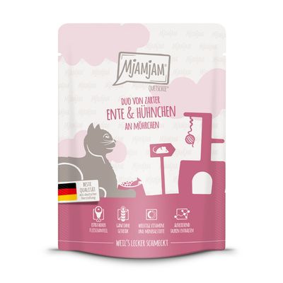 MjAMjAM Quetschie 6 x 300 g Ente & Huhn
