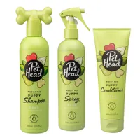 Pet Head Mucky Puppy - Set de 3 (Champú, espray, acondicionador)
