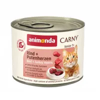 animonda Carny Senior 12 x 200 g - Marha & pulykaszív