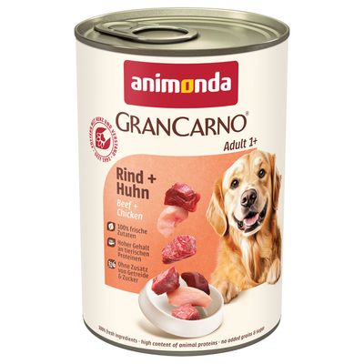 animonda GranCarno Original Adult 6 x 400 g Marha & csirke