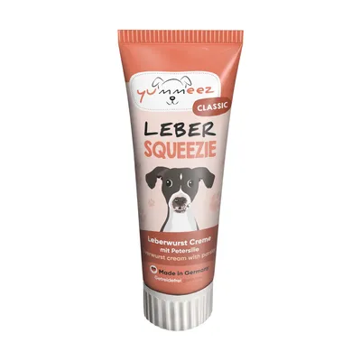 yummeez Classic Squeezie priboljšek z jetri - Varčno pakiranje: 2 x 75 g