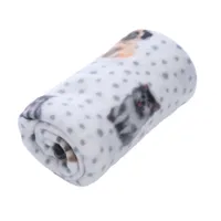 zooplus Basics Kuscheldecke Fleece Dogs & Dots - L 150 x B 100 cm