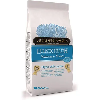 Golden Eagle Hypo-allergenic Salmon & Potato 26/12 Grain Free Golden Eagle Hypo-allergenic Salmon & Potato 26/12 Grain Free