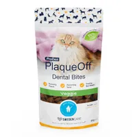 ProDen PlaqueOff Dental Croq' for cats - Ekonomipack: 2 x 60 g (veggie)